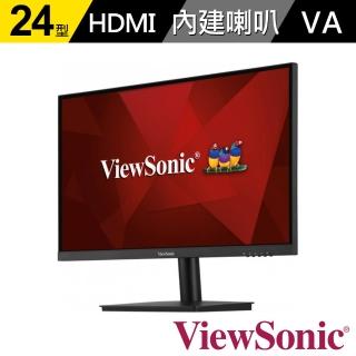 【ViewSonic 優派】(5入組)VA2406-MH 24型 VA 100Hz 護眼電腦螢幕(內建喇叭/FreeSync)