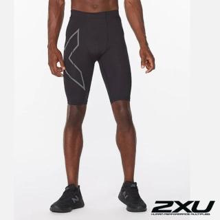 【2XU】男 MCS高階跑步壓縮短褲.緊身彈力褲.運動壓力褲(2XMA5331BBLKBRF 反光黑)