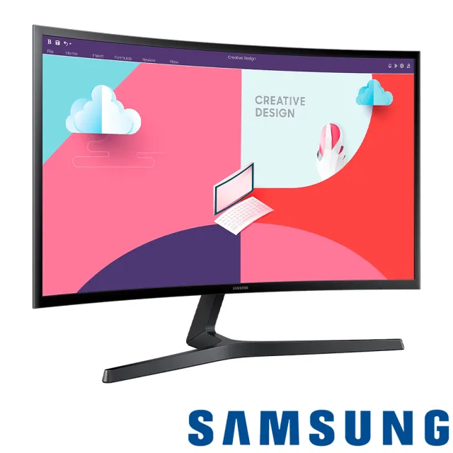 【SAMSUNG 三星】(5入組)S27C366EAC 27型 VA 曲面螢幕(1800R/FreeSync/TUV護眼)