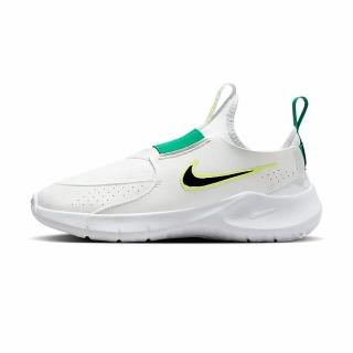 【NIKE 耐吉】Flex Runner 3 GS 女鞋 大童 燕麥白色 慢跑 訓練 舒適 運動 休閒 慢跑鞋 HF5745-101