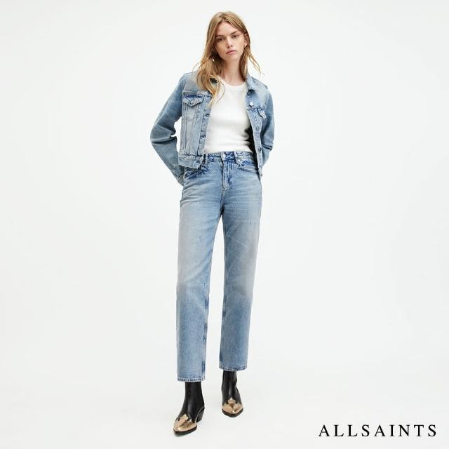 【ALLSAINTS】IDA 中腰水洗仿舊直筒九分牛仔褲 WE515Z(直筒版型)