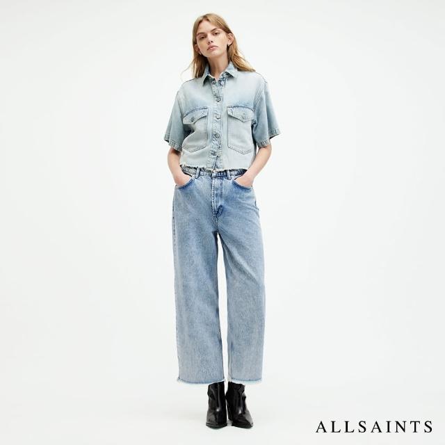 【ALLSAINTS】BLAKE 高腰九分牛仔褲寬褲 W053EA(寬褲版型)