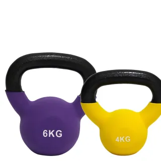 【AD-ROCKET】頂級鑄鐵壺鈴 KettleBell 軟壺鈴 軟式壺鈴 超值組合(4+6KG)