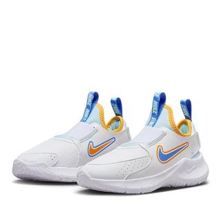 【NIKE 耐吉】運動鞋 童鞋 中童 兒童 FLEX RUNNER 3 PS 白藍黃 HJ3496-141