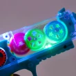 【KIDMATE】晶彩聲光電動槍(酷炫燈光 對戰情境燈光音效 齒輪邏輯 玩具槍)