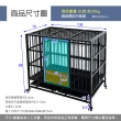 【生活藏室】重型鍍鋅折疊狗籠XL款108x70x98cm(狗屋 鍍鋅籠 寵物籠 狗籠 籠子 折疊籠)