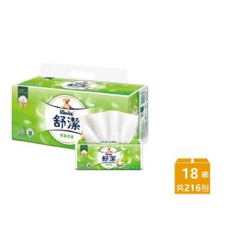 【Kleenex 舒潔】216包組-棉柔舒適抽取衛生紙(100抽x216包)
