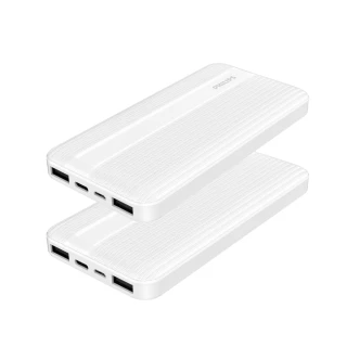 【Philips 飛利浦】DLP1815 10000mAh 20W雙向PD快充 2孔輸出 行動電源(LED顯示)