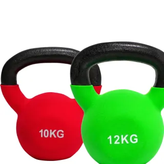 【AD-ROCKET】KettleBell 頂級鑄鐵壺鈴 軟壺鈴 軟式壺鈴 超值組合(10+12KG)