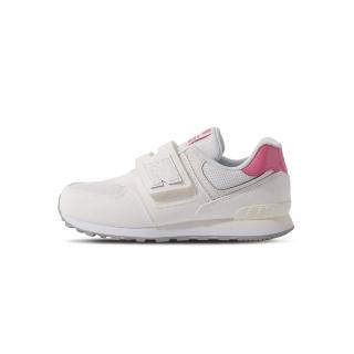 【NEW BALANCE】574 中童 童鞋 米白色 基本款 魔鬼氈 休閒鞋 運動鞋 PV5742BA