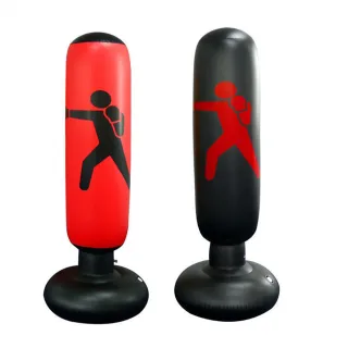【寶盒百貨】160CM不倒翁 充氣拳擊柱 加厚PVC 發洩拳擊沙包(搏擊柱 健身拳擊 出氣筒)