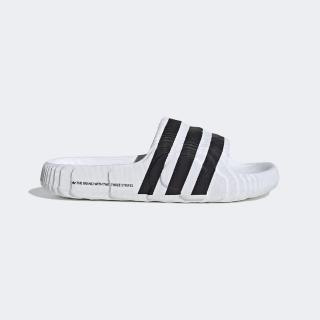 【adidas 愛迪達】ADILETTE 22 運動拖鞋(IF3668 ORIGINALS 涼/拖鞋 白)