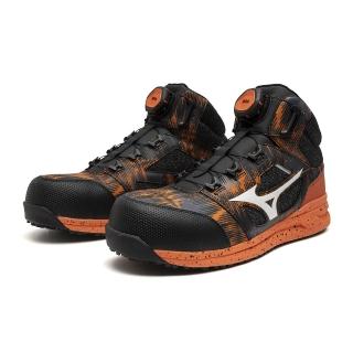 【MIZUNO 美津濃】F1GA246695(防護鞋 LS II BOA 旋鈕 寬楦 安全防護鞋 工作鞋 塑鋼頭 鋼頭鞋)