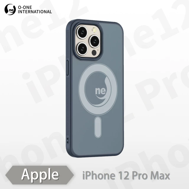 o-one Apple iPhone 12 Pro Max O-ONE MAG軍功II磨砂磁吸防摔殼