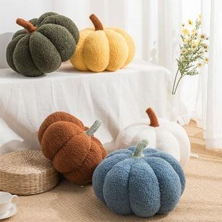 【Home of flowers】南瓜農場抱枕/靠墊 大號 20*35cm 5色可選(客廳抱枕 沙發抱枕 靠枕 坐墊 臥室抱枕)