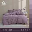 【AnD HOUSE 安庭家居】60支天絲頂級300織-浪漫紫色系-特大床包雙人被套組(多色任選/透氣/柔滑/抗敏抑菌)