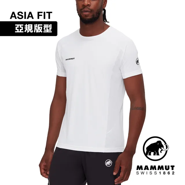 【Mammut 長毛象】Aenergy FL T-Shirt AF Men 抗菌短袖排汗衣 白色 男款 #1017-04980