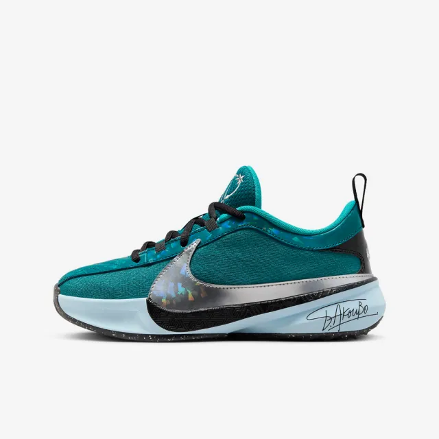 【NIKE 耐吉】運動鞋 籃球鞋 女鞋 中大童 男鞋 FREAK 5 SE GS All-Star 銀 藍綠色 氣墊(FN1356300)