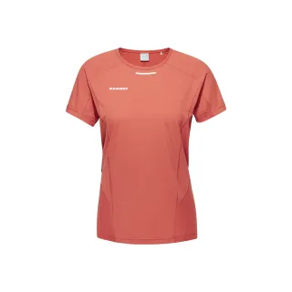 【Mammut 長毛象】Aenergy FL T-Shirt AF W 抗菌短袖排汗衣 磚紅 女款 #1017-04990