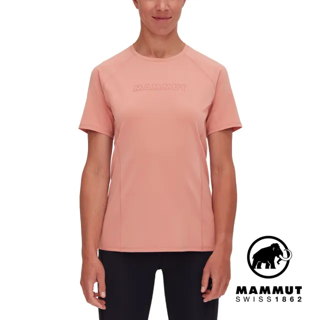 【Mammut 長毛象】Selun FL Logo T-Shirt W 機能LOGO短袖T恤 石英粉 女款 #1017-05060