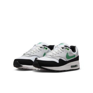 【NIKE 耐吉】運動鞋 跑鞋 休閒鞋 女鞋 中大童 男鞋 AIR MAX 1 GS 白 黑 綠 緩震 氣墊(DZ3307108)