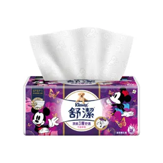 【Kleenex 舒潔】頂級三層舒適竹萃迪士尼抽取衛生紙(90抽×30包)