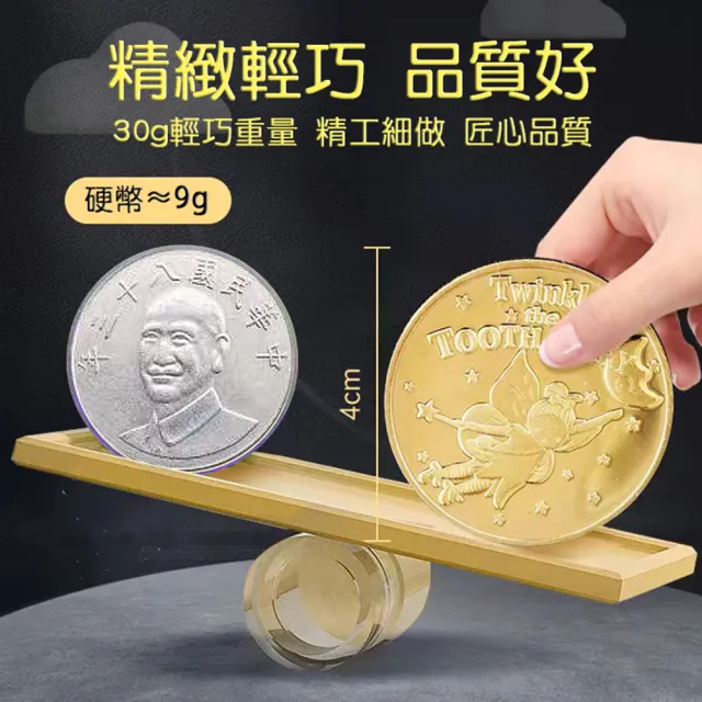 居然好日子】20入牙仙子金幣星座金幣收藏送禮鍍金紀念幣(模板牙仙子