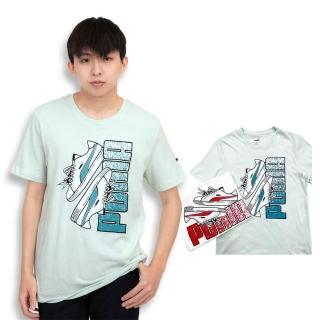 【PUMA】Puma 球鞋設計 短T 現貨 大尺碼 純棉 彪馬 短袖 T恤 保證正品(短袖9208CY3)
