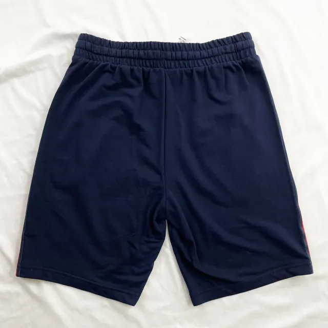 【Tommy Hilfiger】Tommy Hilfiger 棉短褲 深藍 大尺碼 短褲 鬆緊 無刷毛 湯米 鬆緊褲(短褲9572EL3)