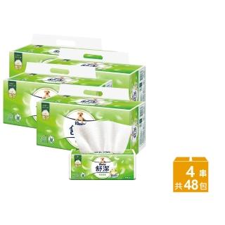 【Kleenex 舒潔】4串組-棉柔舒適抽取衛生紙(100抽x12包*4/共48包)
