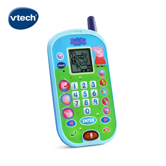 【Vtech】粉紅豬小妹-智慧學習互動小手機(跟Peppa Pig佩佩豬學英文)