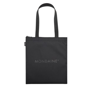 【MONDAINE 瑞士國鐵】80週年紀念A4拉鍊托特包(復刻黑)