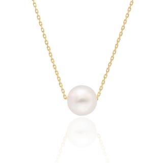 【Olivia Yao Jewellery】18K日本天然極致光澤Akoya珍珠項鍊(Haute Collection/聖誕/送禮)