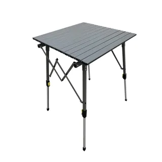 【Lumikenka 露米】無段式鋁捲桌/70_天際灰(悠遊戶外)