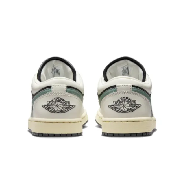 【NIKE 耐吉】W Air Jordan 1 Low Jade Smoke 煙燻翡翠 黑綠 女鞋(DC0774-001)