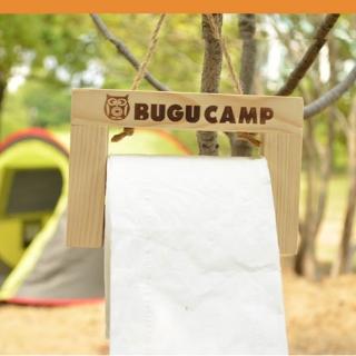 【May Shop】創意廁所紙巾架免打孔衛浴衛生紙架廚房木質捲紙架