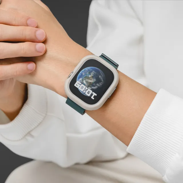 【MAGEASY】Apple Watch 44/45mm Skin 防摔錶殼錶帶組｜手錶殼+磁吸錶帶(多色任選)