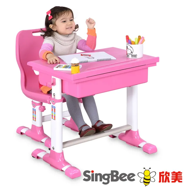 【SingBee欣美】寬60cm 環保課桌椅(書桌椅 兒童桌椅 兒童書桌椅)