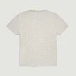 【Hang Ten】男裝-舒爽棉吸濕快乾胸前印花短袖T恤(銀灰花紗)