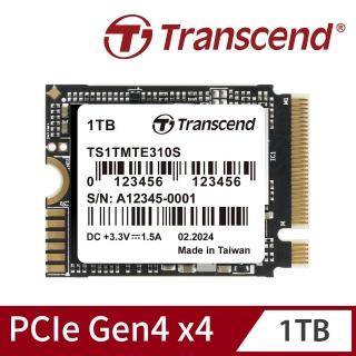 【Transcend 創見】MTE310S 1TB M.2 2230 PCIe Gen4x4 SSD固態硬碟(TS1TMTE310S 新舊包裝隨機出貨)