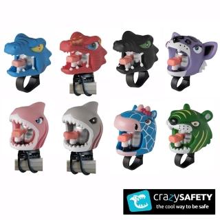 【crazysafety 瘋狂安全帽】丹麥設計3D動物造型單車鈴噹