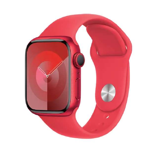 金屬錶帶組【Apple】Apple Watch S9 GPS 41mm(鋁金屬錶殼搭配運動型錶帶)