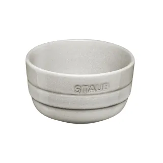 【法國Staub】圓形陶碗10cm-松露白
