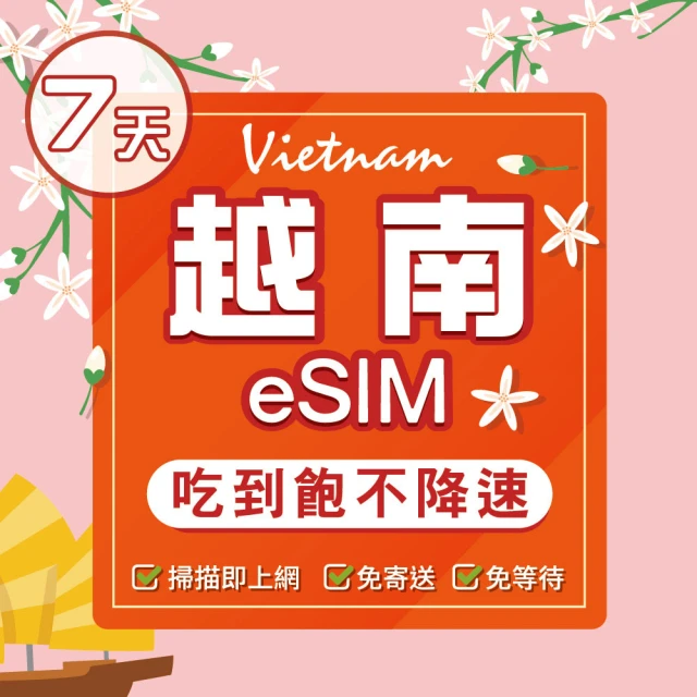 環亞電訊 eSIM越南10天（每天3GB）附門號通話(eSI