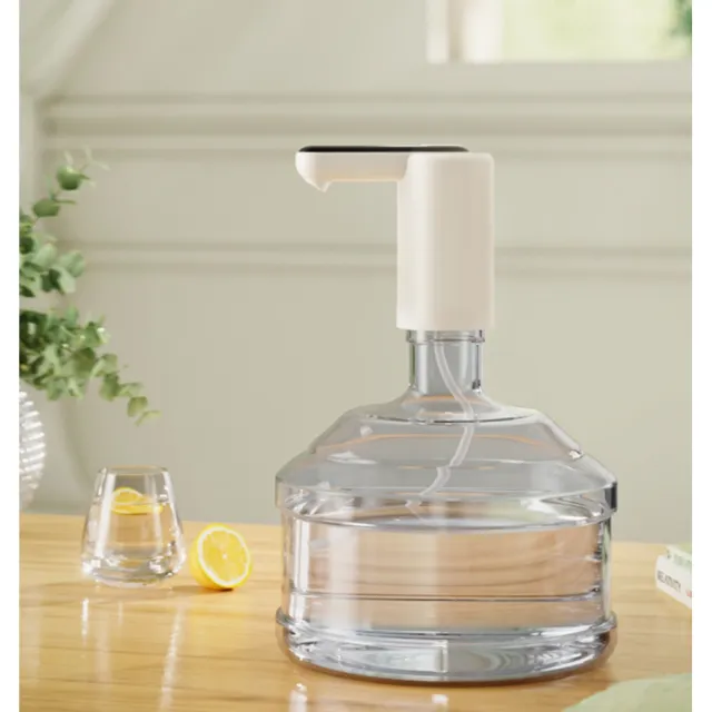 【May Shop】兩入一組 定量出水 大水量 精緻款 USB充電 環保自動給水器(電動抽水機 兩入一組)
