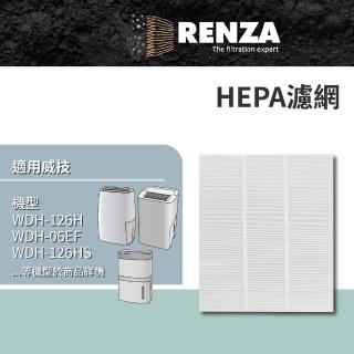 【RENZA】適用 NWT 威技 WDH-126H 06EF 126HS 189W 1920EAS 1025A 除濕機(HEPA濾網 濾芯 濾心)
