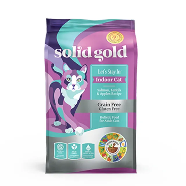 【Solid gold 素力高】超級貓糧 12lbs/5.44kg(貓飼料、貓乾糧)