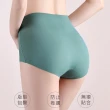 【alas】無痕內褲 重點收服冰絲高腰平口女性內褲 M-XL(灰色)