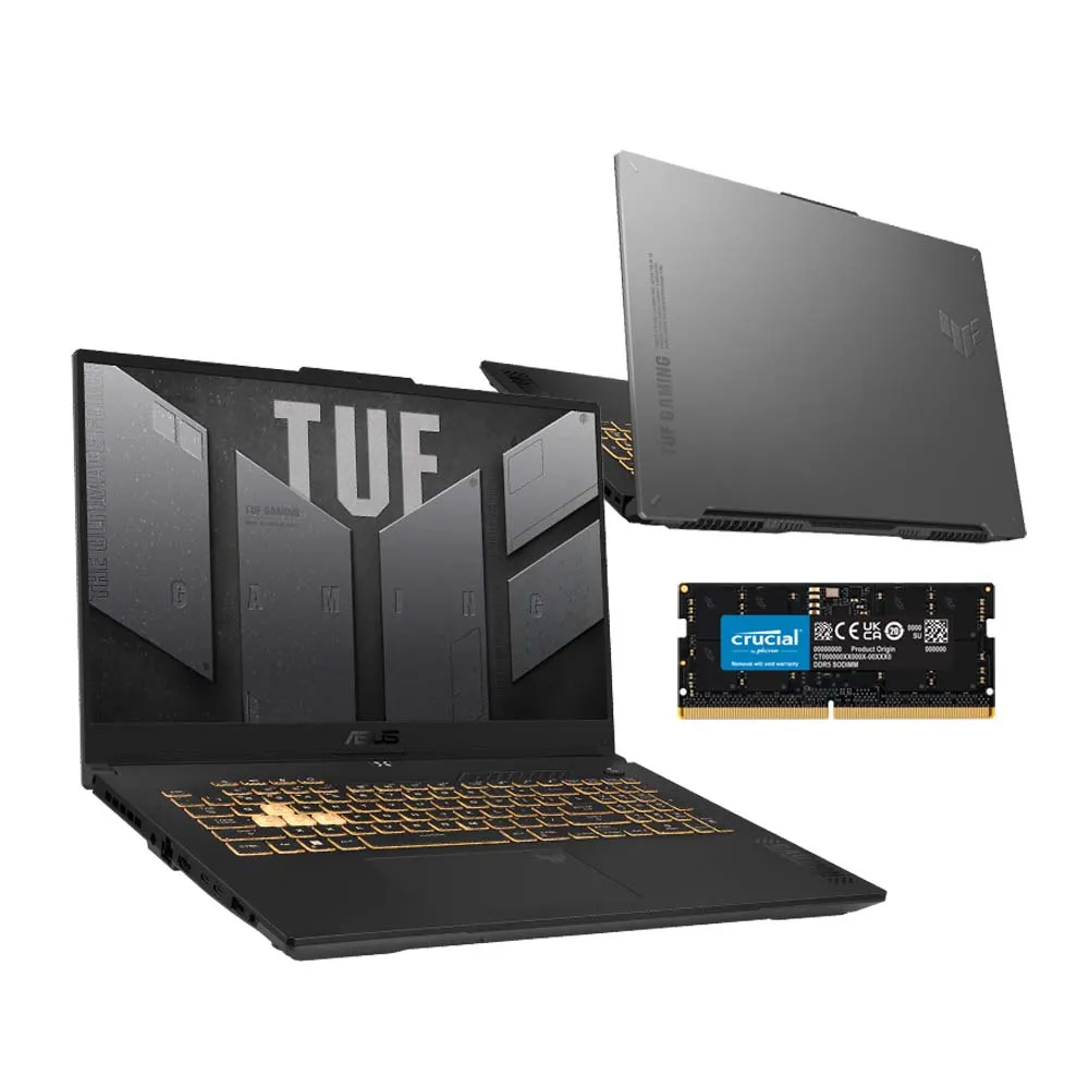 【ASUS】升級32G組★ 17.3吋i7 RTX4050電競筆電(TUF Gaming FX707VU/i7-13620H/16G/512G SSD)