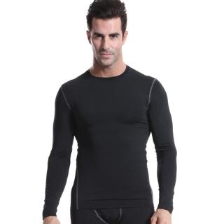 【巴黎精品】現貨+預購 訓練上衣長袖運動服運動上衣跑步背心修身(加絨緊身速乾彈力男健身衣5色v1bc13)